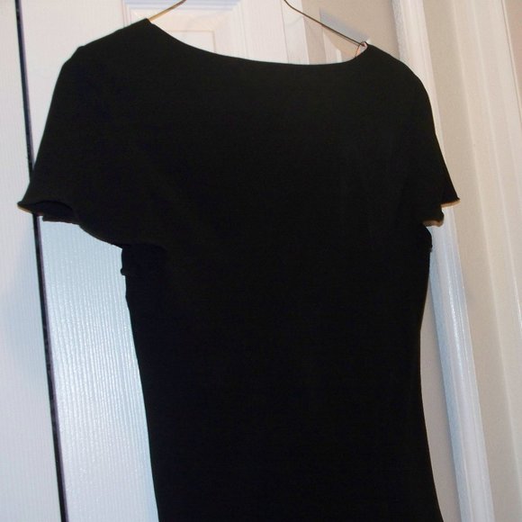 Black Top with Flowers - Picture 2 of 2